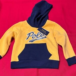 POLO RALPH LAUREN Boys Fleece Hoodie Polo logo